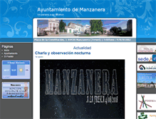 Tablet Screenshot of manzanera.org